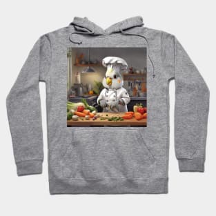 Cockatiel calopsitte cooking kitchen Hoodie